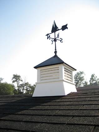 cupola and weathervane